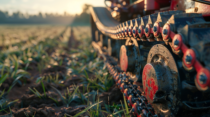Jak zbudowany jest łańcuch do maszyn rolniczych?