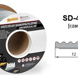 SD-47/4-0 Uszczelka DGP 12x2 czarna 150 m