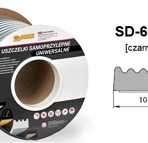 SD-68/4-0 Uszczelka DGP 10x4 czarna 100 m