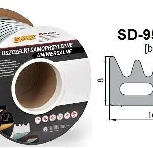 SD-95CX/4-0 Uszczelka DGP 16x8mm biała 50 m