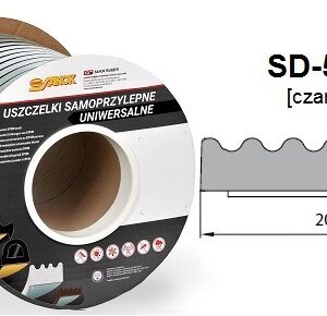 SD-52/4-0 Uszczelka DGP 20x4  czarna 50 m