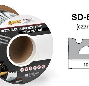 SD-53/4-0 Uszczelka DGP 10x6 czarna 100 m EPDM