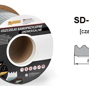 SD-83/4-0 Uszczelka DGP 8x3 czarna 150 m P-1902.178.040